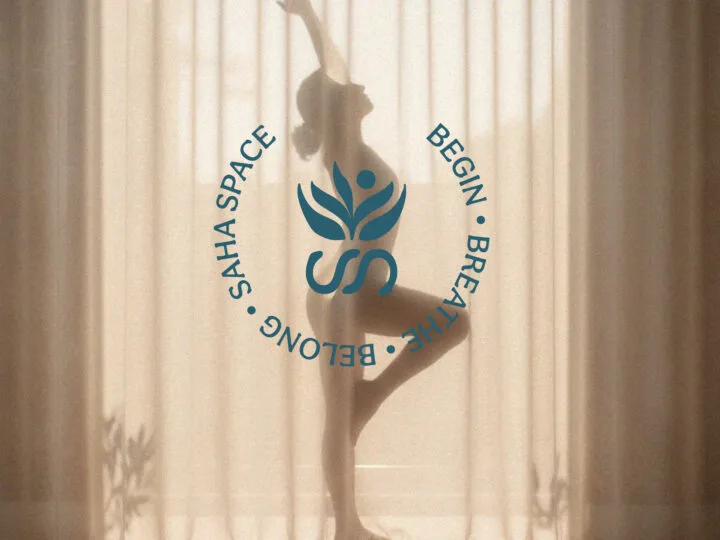 Saha Space identity applied in a wellness studio