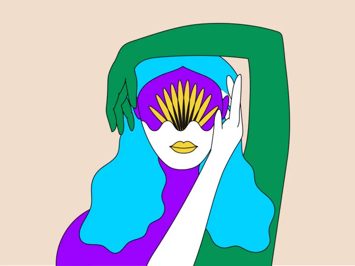 Minimal illustration titled Creativity
